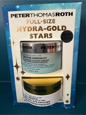 Brand new Peter Thomas Roth Hydra-Gold Stars skincare gift set